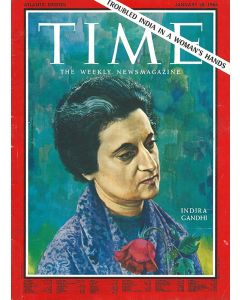 Indira Gandhi Time Magazine Cover Only