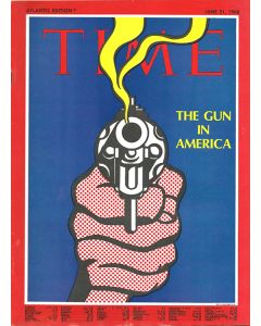 Time Magazine The Gun In America 21 June 1968 Cover Only